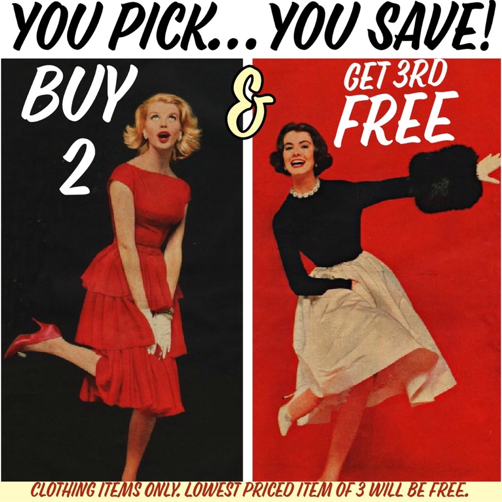 PICK ANY 3 and 1 is FREE!
